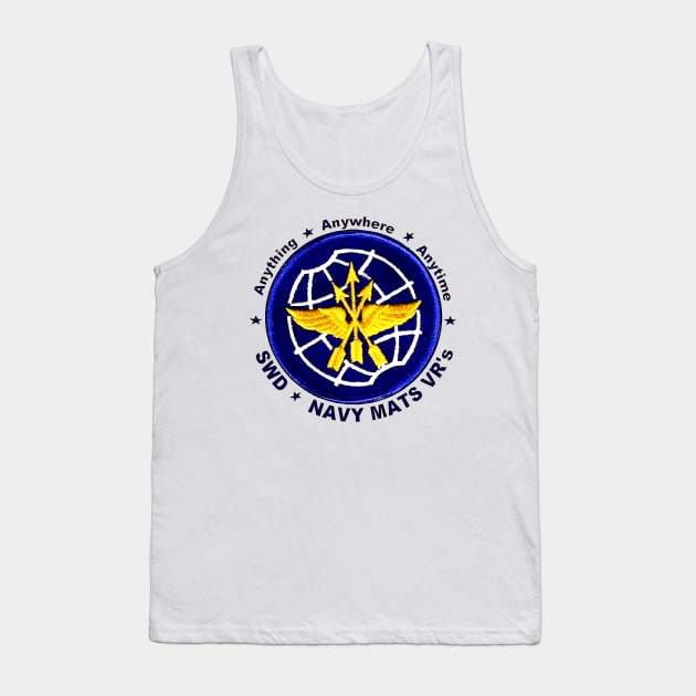 Navy MATS Crest Tank Top by Spacestuffplus